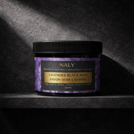Black soap lavander 1